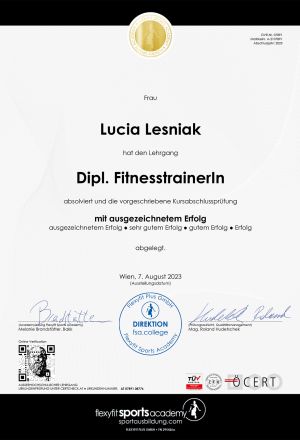 Dipl. FitnesstrainerIn